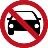 乗用車通行禁止。