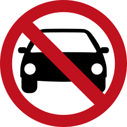 Pkw verboten.