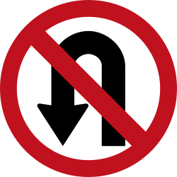 Wenden verboten.