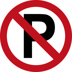 Parken verboten.