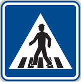 Fußgängerüberweg.