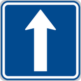 Einbahnstraße.