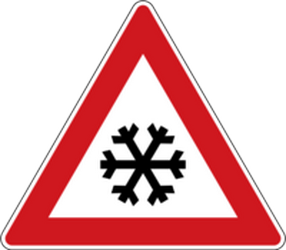 Warnung vor Schnee und Schneeregen.