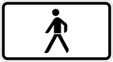 For pedestrians.