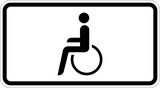 For people with disabilities.