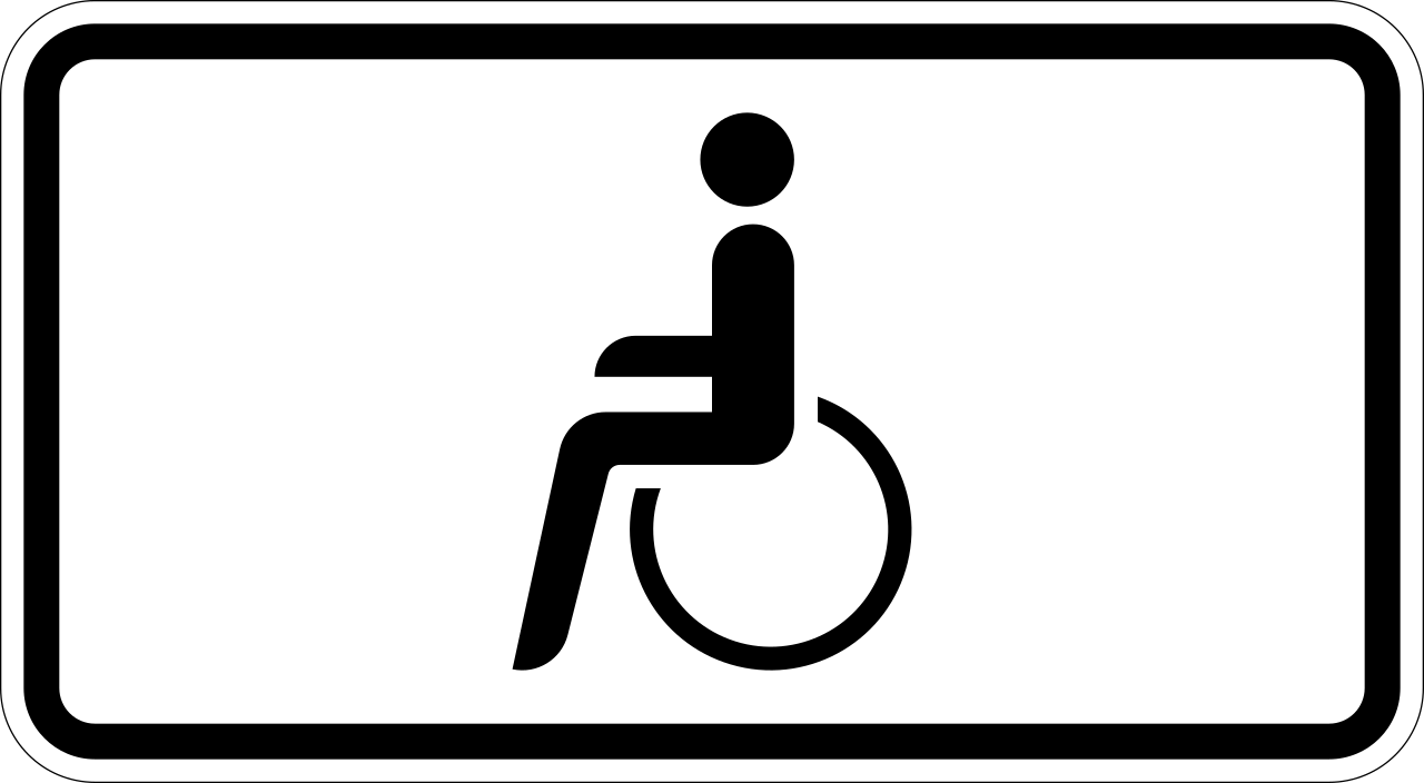 For people with disabilities.