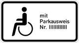 For disability permit holders.