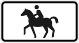 For equestrians.