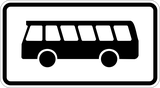 For buses.