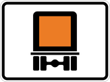 For vehicles carrying dangerous goods.