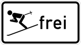 Skiers allowed.
