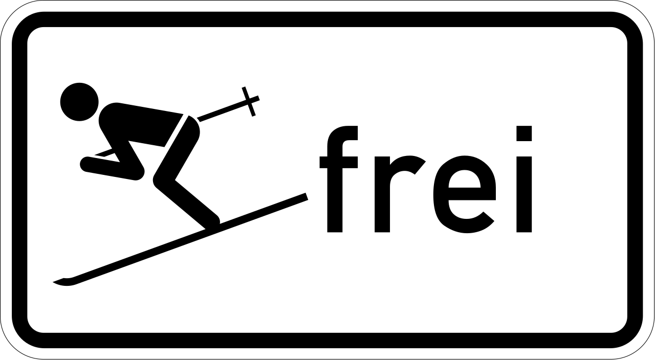 Skiers allowed.