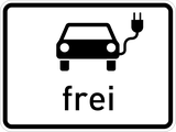 Electric vehicles allowed.