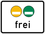 Green or yellow low-emission zone stickers allowed.