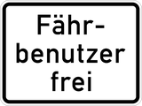 Ferry users allowed.