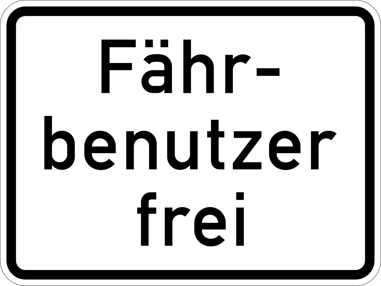 Ferry users allowed.