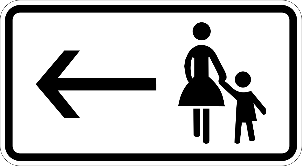 Pavement on the left.