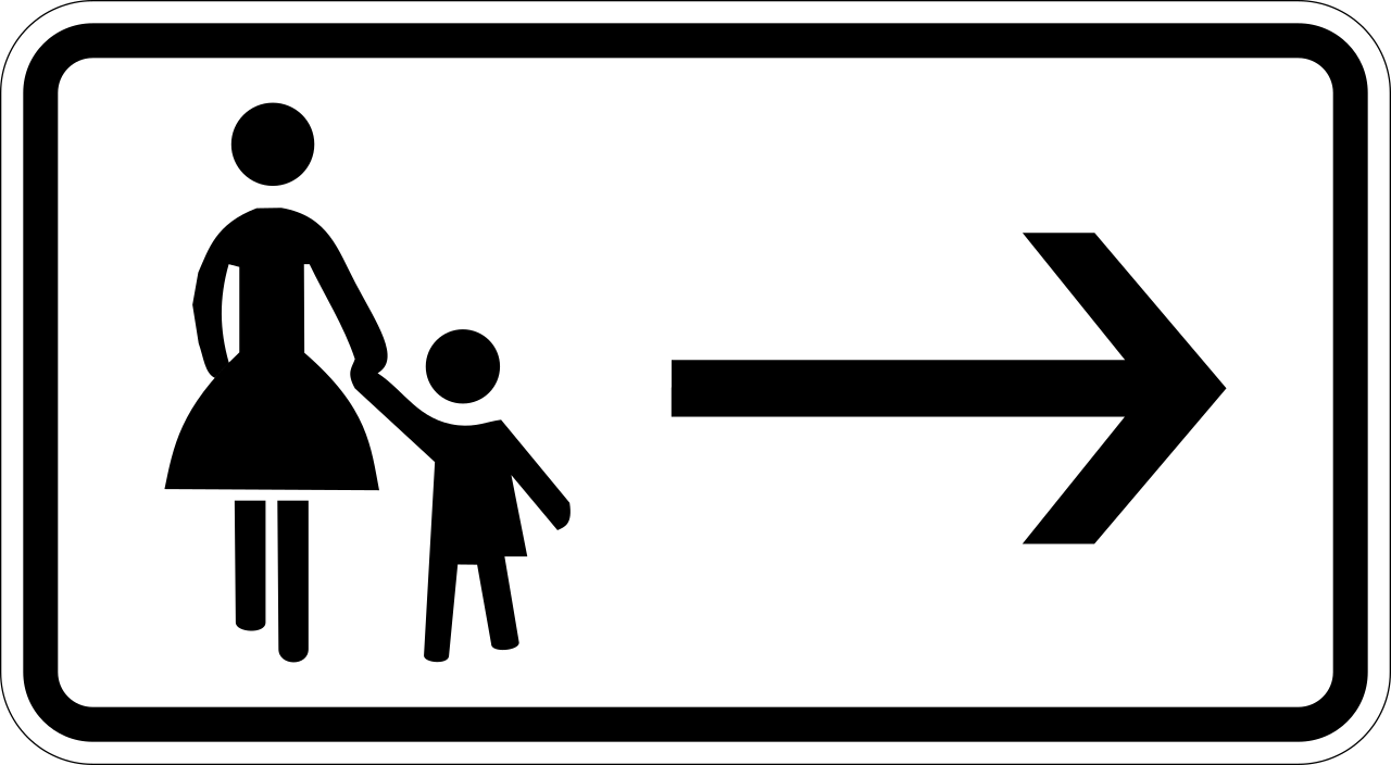 Pavement on the right.