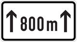 For ... metres.