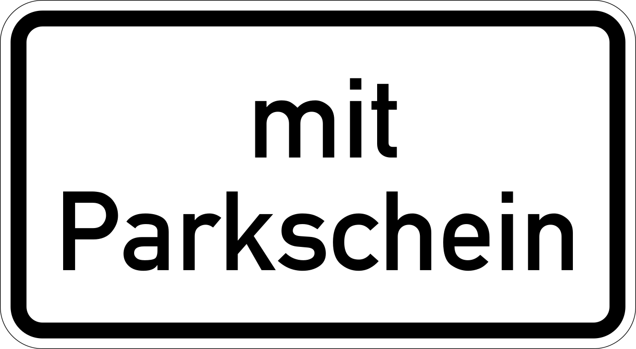 Parking disc required.