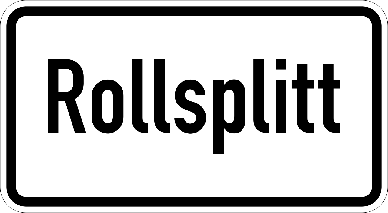 Loose chippings.