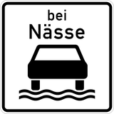 Aquaplaning.