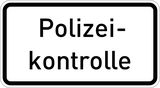 Police checkpoint.