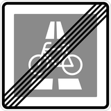 End of cycle highway.