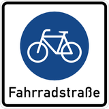 Lane for cyclists.