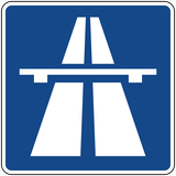 Start of a motorway.