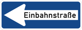 Road with one-way traffic.