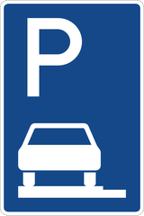 Parking only allowed on the verge or pavement.