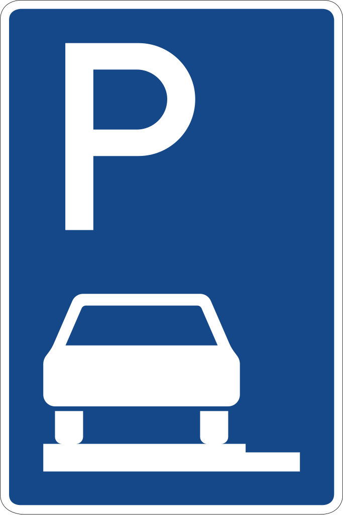 Parking only allowed on the verge or pavement.