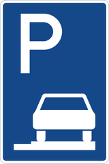 Parking only allowed on the verge or pavement.