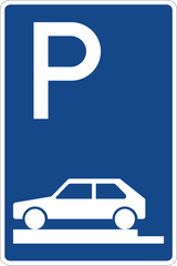 Parking only allowed on the verge or pavement.
