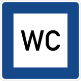Public toilet.