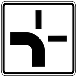 Crossroad shape.