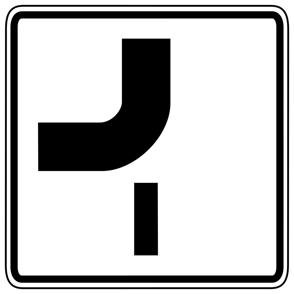 Crossroad shape.