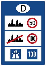 National speed limits.