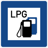 Petrol station with LPG.
