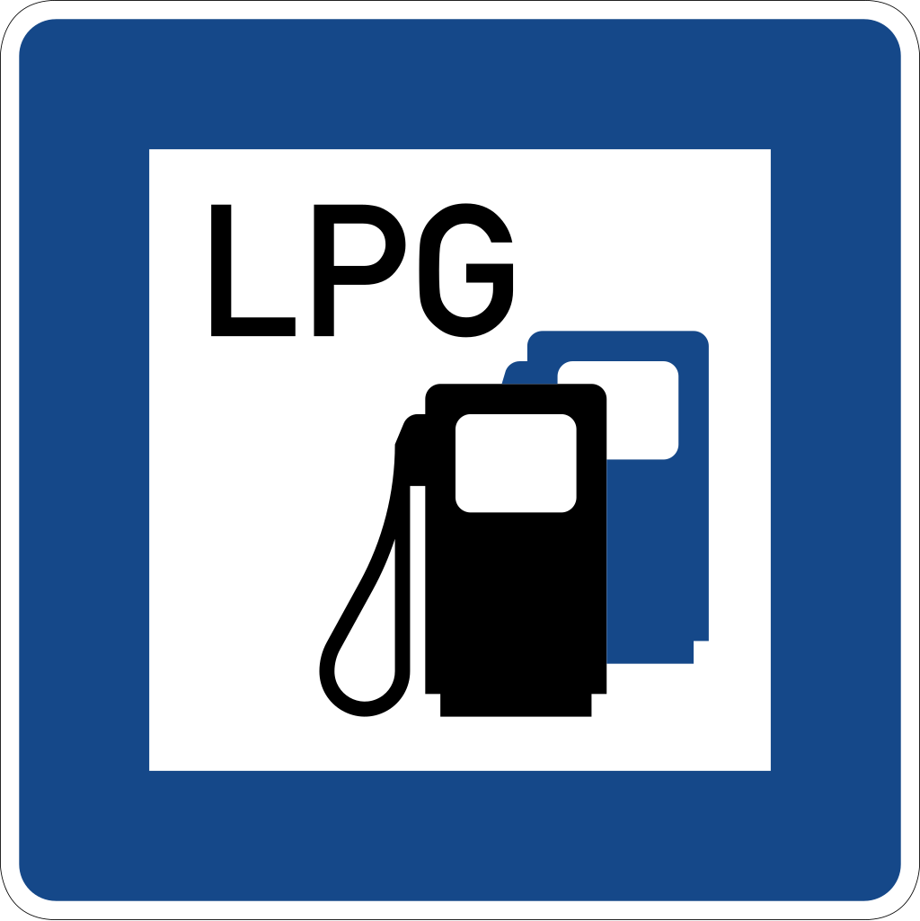 Petrol station with LPG.