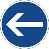 Mandatory left.