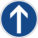 Driving straight ahead mandatory.