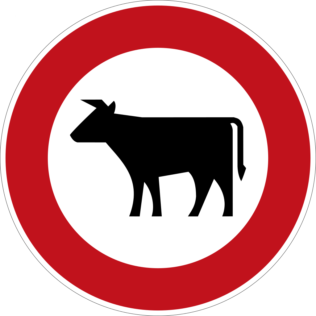 Cattle prohibited.