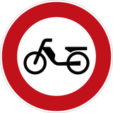 Mopeds prohibited.