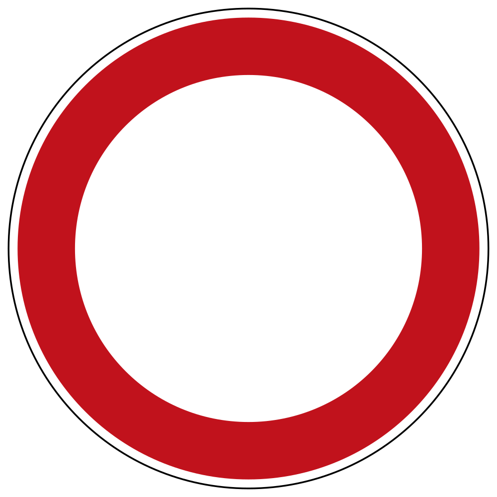 Access prohibited in both directions.