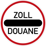 Passing customs without stopping prohibited.