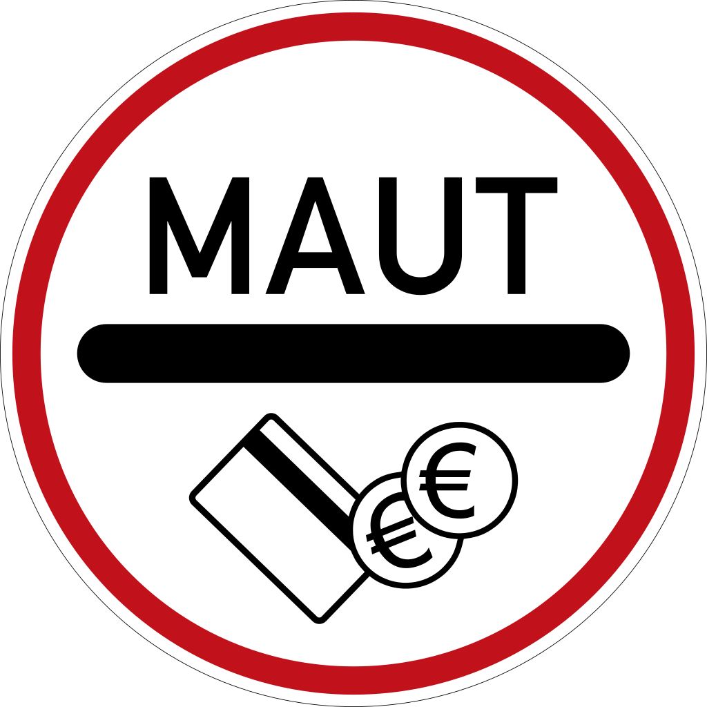 Durchfahrt ohne Zahlung verboten.