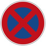 Parking and stopping prohibited.