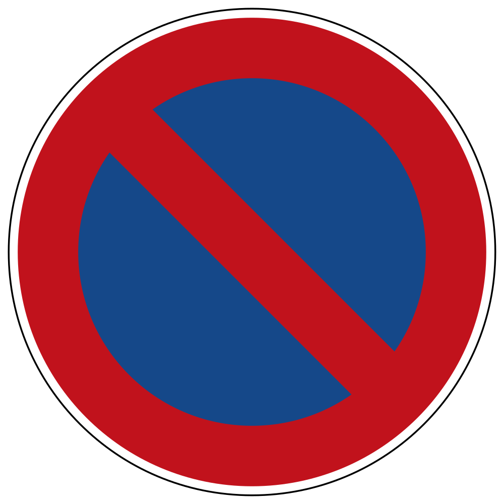 Parken verboten.